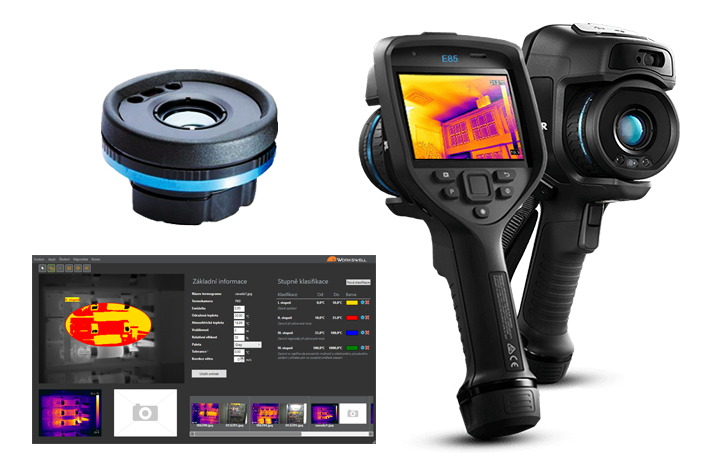 termokamery FLIR - stavební balíček FLIR E86