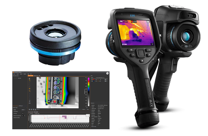 termokamery FLIR - stavební balíček FLIR E96