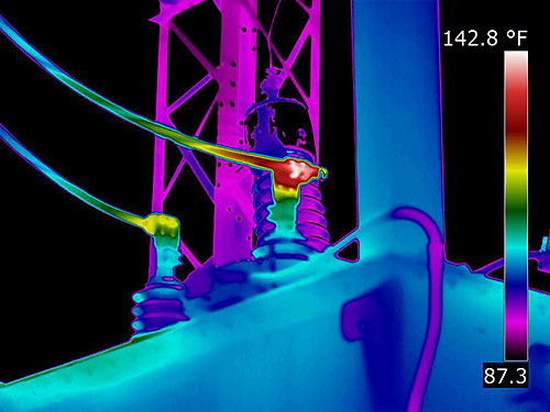Transformer connection overheating - FLIR T1K IR Image Transformer connection overheating - FLIR T1K IR Image